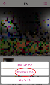 ゼクシィ恋結び　違反報告